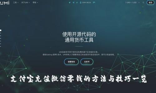 支付宝充值微信零钱的方法与技巧一览
